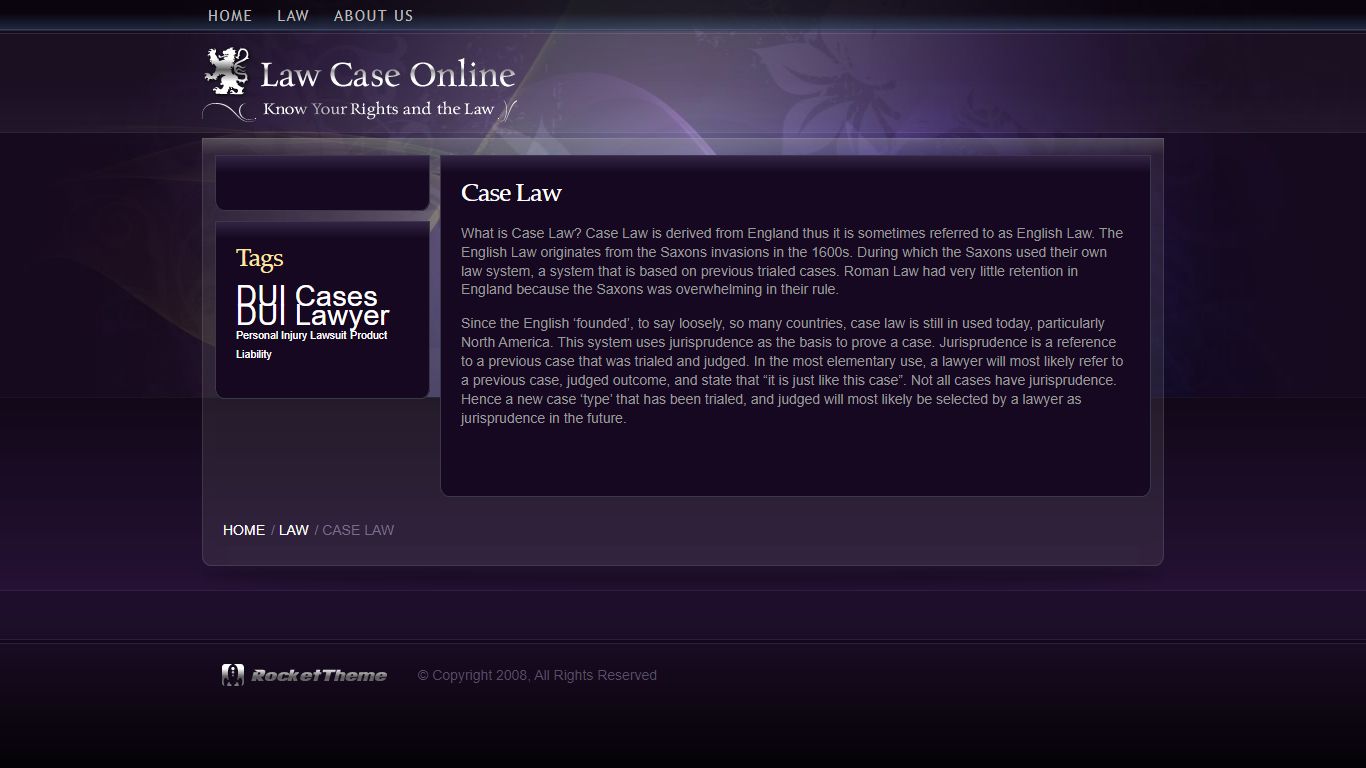 Law Case Online
